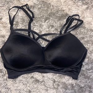 Victoria’s Secret pink front crisscross bra